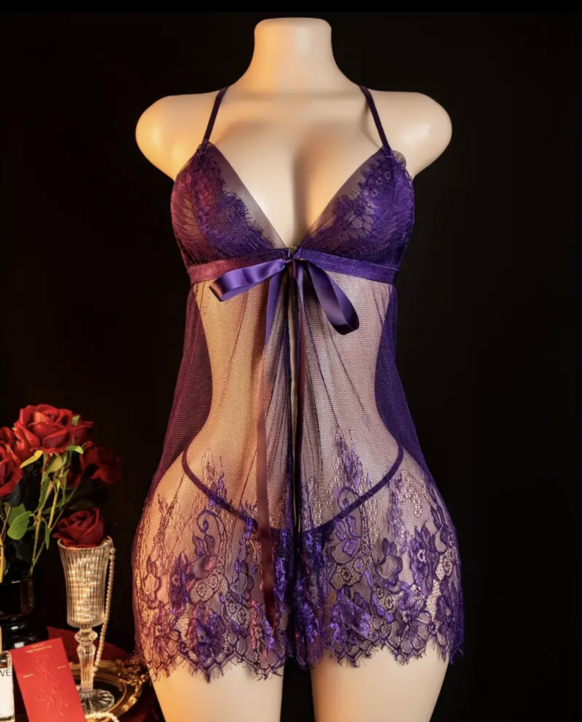 Cod. 100-1 Baby Doll de Encaje