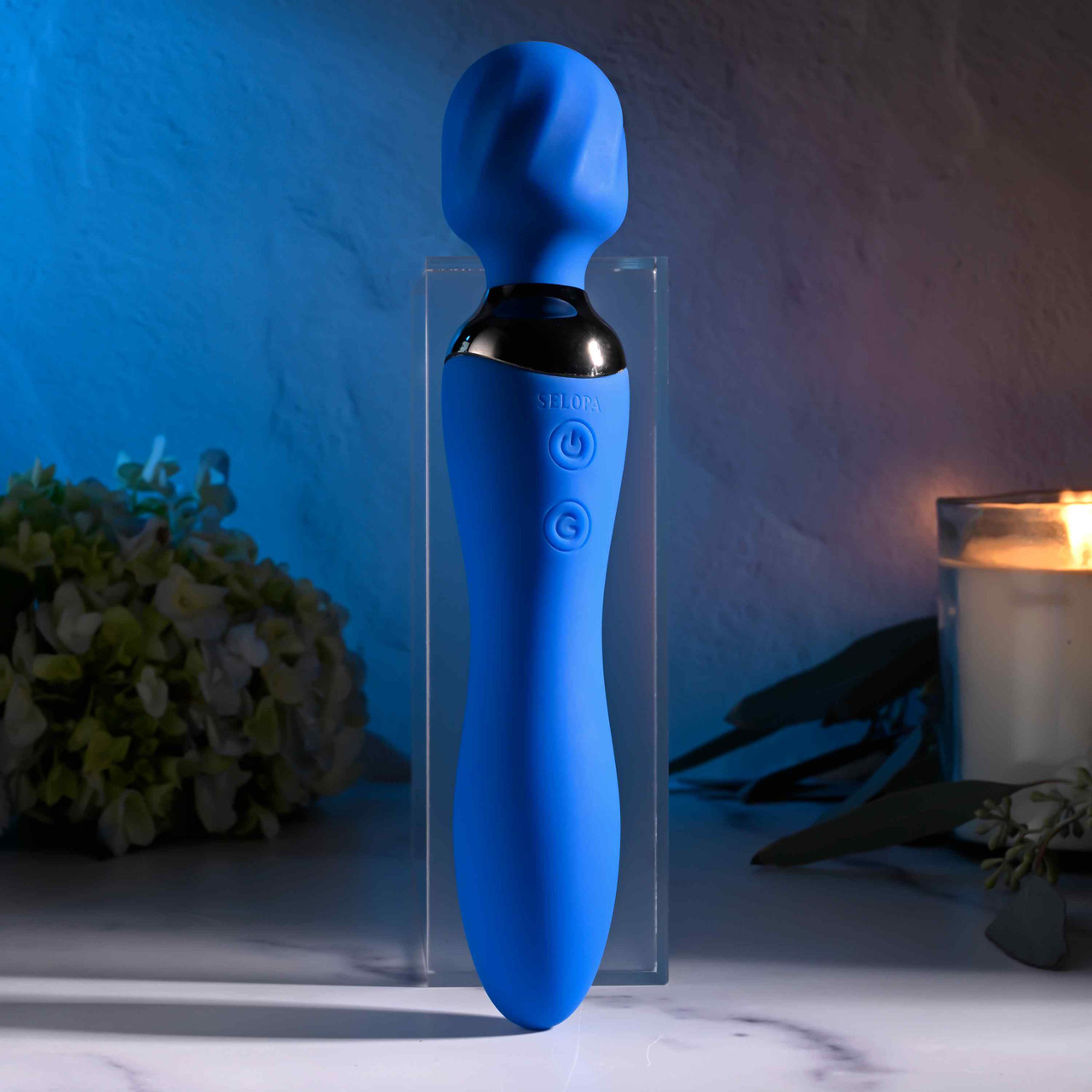 Cod. 162 Vibrador y Masajeador de Silicon