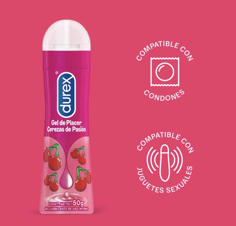 Cod. 676 Lubricante Durex Cereza