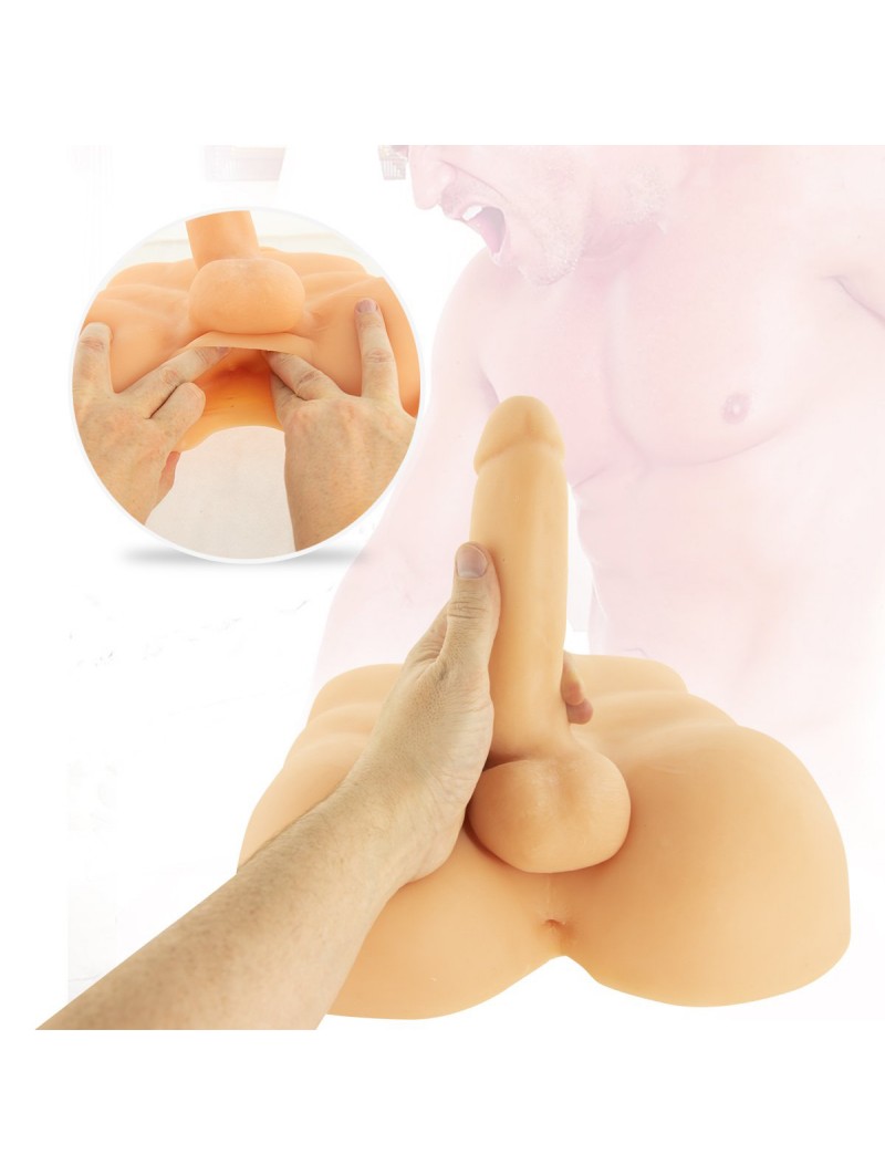 Cod:737 Torso con Pene y Orificio Anal Piel Sintetia