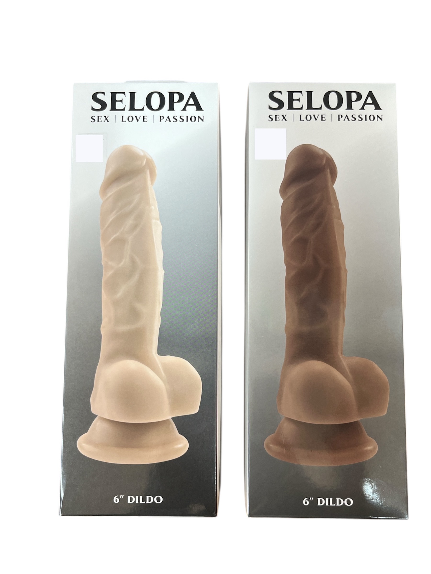 Cod. 769 Dildo Realista 2 Tonos (claro y oscuro)