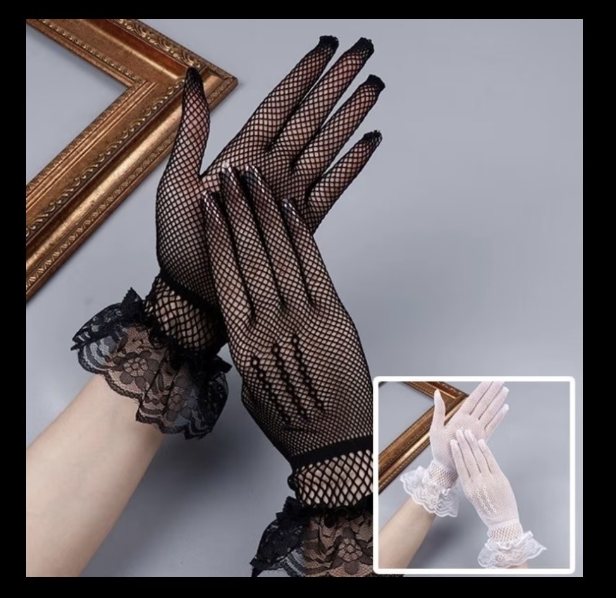 Cod. 460 Guantes con Encaje